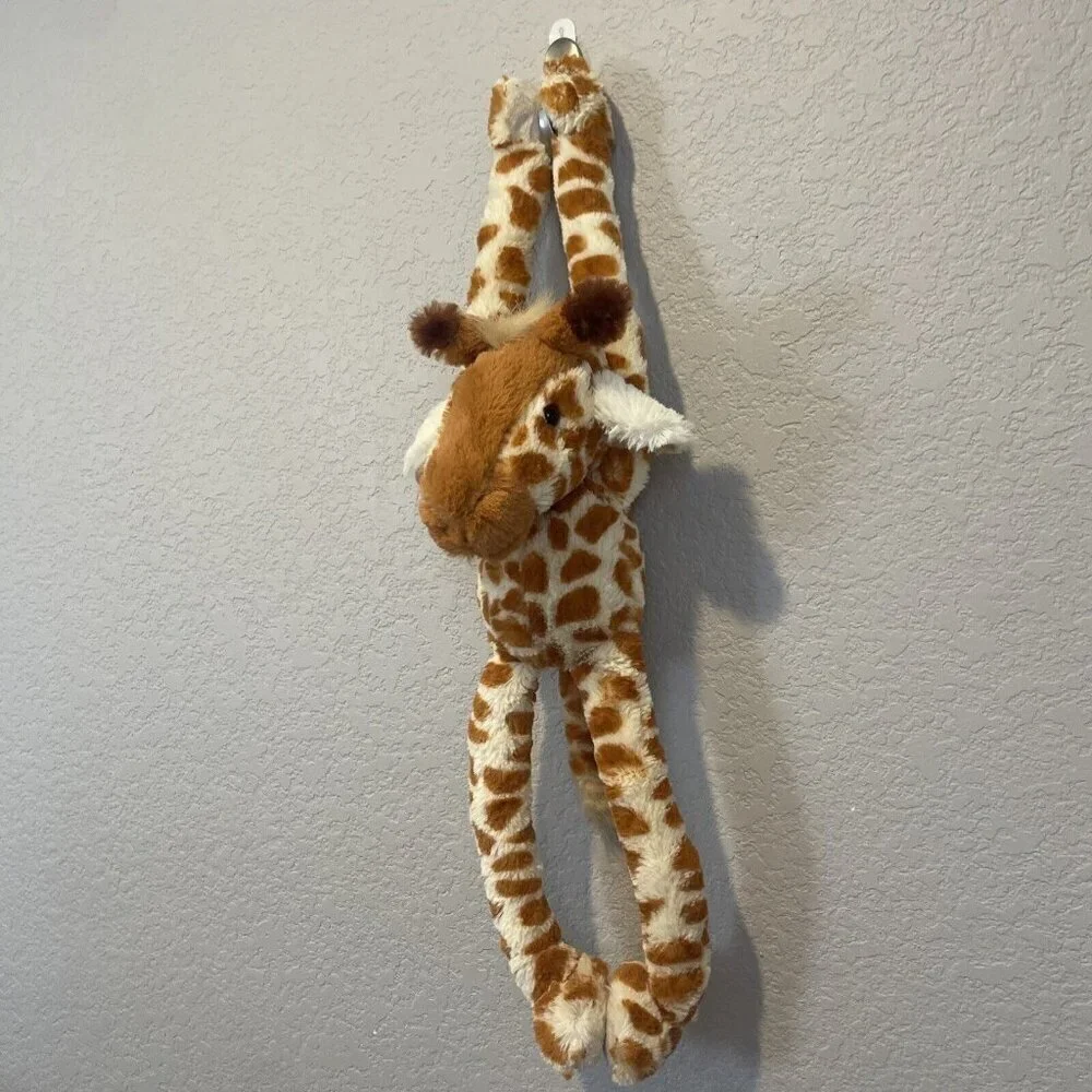 Plush Toy Giraffe Novelty Stick Together Feet Hanging Long Legs